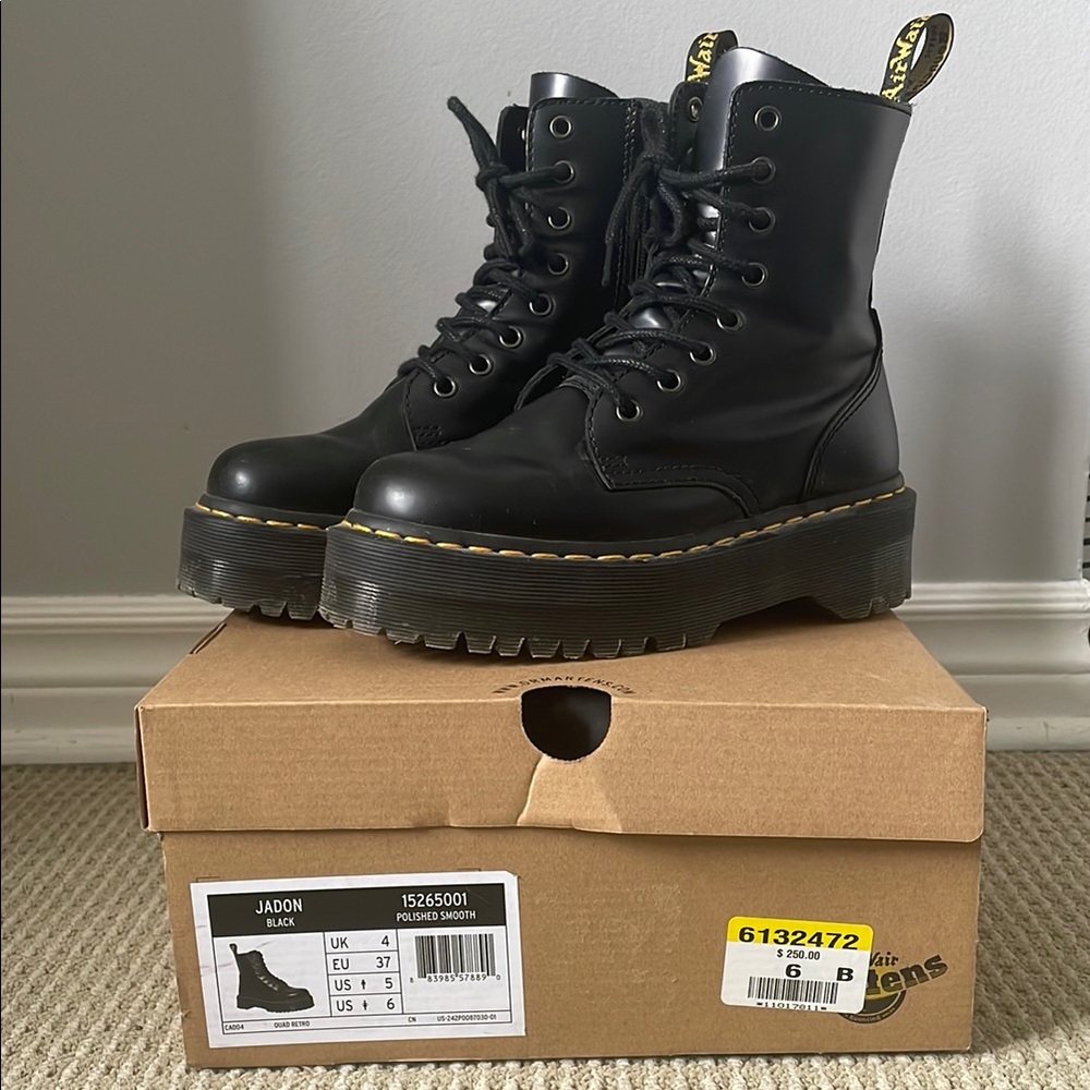 Dr. Martens Black Jadon Boots